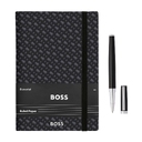 Набор HUGO BOSS (роллерная ручка и блокнот A5) для нанесения логотипа