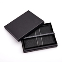 Обложка для паспорта Caprio черная для нанесения логотипа