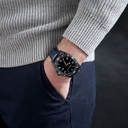 Часы Date Sol Black для нанесения логотипа