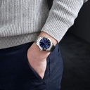 Часы Astrum Chrome / Navy с указателем даты для нанесения логотипа