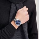 Часы Astrum Chrome / Navy с указателем даты для нанесения логотипа