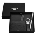 Набор CERRUTI 1881 (шариковая ручка, брелок и картхолдер) для нанесения логотипа