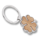Брелок Bray Clover, коричневый для нанесения логотипа