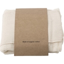 Набор из 3 органических хлопковых мешочков для фруктов и овощей для нанесения логотипа
