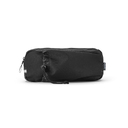 DELFOS POUCH. Поясная сумка из переработанного полиэстера 300D и 600D с отражающими элементами. для нанесения логотипа