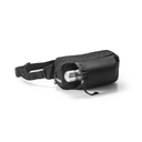 DELFOS POUCH. Поясная сумка из переработанного полиэстера 300D и 600D с отражающими элементами. для нанесения логотипа