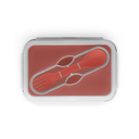 Ланч-бокс SAFFRON, 640 мл для нанесения логотипа