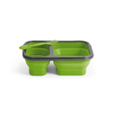 DILL. Ланч-бокс. Выдвижной герметичный контейнер из силикона и полипропилена (480 760 мл) для нанесения логотипа