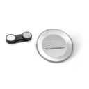 Значок с двойным магнитным зажимом BUTTON PIN 11. для нанесения логотипа