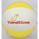 Двуцветный пляжный мяч KEY WEST для нанесения логотипа