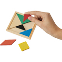 Деревянная головоломка TANGRAM BASE, цветная для нанесения логотипа