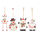 Wooden CLAUS - подвеска на ёлку / рождественская подвеска для нанесения логотипа