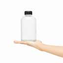 Стеклянная бутылка для напитков DRINK HEALTHY для нанесения логотипа