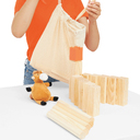 Викингская игра в броски KUBB для нанесения логотипа