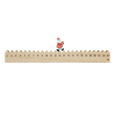 Деревянный календарь WALKING SANTA для нанесения логотипа