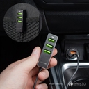 АЗУ 1 USB + 3 USB для пассажиров, QC 3.0, 7Аa для нанесения логотипа