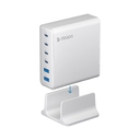 Зарядная станция 4xUSB Type-C, 2xUSB, PD, QC, 160Вт для нанесения логотипа