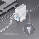 Зарядная станция 4xUSB Type-C, 2xUSB, PD, QC, 160Вт для нанесения логотипа