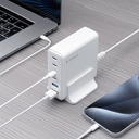 Зарядная станция 4xUSB Type-C, 2xUSB, PD, QC, 160Вт для нанесения логотипа