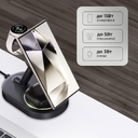 Беспроводная зарядная станция 3 в 1 MagSafe QI2 NEO Galaxy для нанесения логотипа