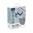 Внешний АКБ NRG Turbo Cable 10000 mAh, 22,5Вт для нанесения логотипа