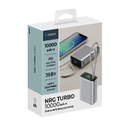 Внешний АКБ NRG Turbo 10000 мА-ч, 35Вт вых, цветной дисплей для нанесения логотипа