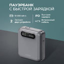 Внешний АКБ NRG Turbo Cable 10000 mAh, 35Вт для нанесения логотипа