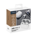 Беспроводные наушники с микрофоном Air Pro 2 , TWS, BT 5.3, 300 мАч, QI для нанесения логотипа