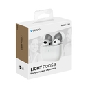 Беспроводные наушники с микрофоном Light Pods 3 , TWS, BT 5.4, 300 мАч для нанесения логотипа
