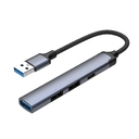 USB-хаб USB-A 3.0 + 2xUSB-A 2.0 + USB-C для нанесения логотипа