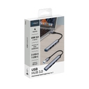 USB-хаб USB-A 3.0 + 2xUSB-A 2.0 + USB-C для нанесения логотипа