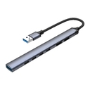 USB-хаб USB-A 3.0 + 2xUSB-A 2.0 + 4xUSB-C для нанесения логотипа