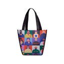 Сумка для шопинга с донной складкой и ручкой из нетканого PET материала для нанесения логотипа