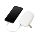Внешний аккумулятор в форме камня «Stone», 10400 mAh для нанесения логотипа