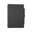 Блокнот А5 «Slate» с шариковой ручкой для нанесения логотипа