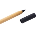Вечный карандаш и ручка из бамбука «Black bamboo» для нанесения логотипа