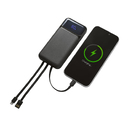 Подарочный набор «Tesla» с блокнотом А5, ручкой и пауэрбенком на 10 000 mAh для нанесения логотипа