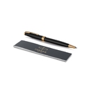 Ручка шариковая Parker «Sonnet Core Black Lacquer GT» для нанесения логотипа