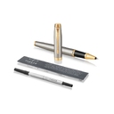 Ручка роллер Parker «IM Core Brushed Metal GT» для нанесения логотипа