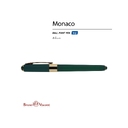 Ручка пластиковая шариковая «Monaco» для нанесения логотипа