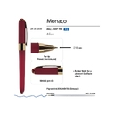 Ручка пластиковая шариковая «Monaco» для нанесения логотипа