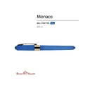 Ручка пластиковая шариковая «Monaco» для нанесения логотипа