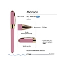 Ручка пластиковая шариковая «Monaco» для нанесения логотипа