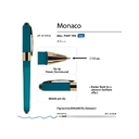 Ручка пластиковая шариковая «Monaco» для нанесения логотипа