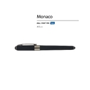 Ручка пластиковая шариковая «Monaco» софт-тач для нанесения логотипа