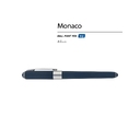 Ручка пластиковая шариковая «Monaco» софт-тач для нанесения логотипа