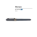Ручка пластиковая шариковая «Monaco» софт-тач для нанесения логотипа