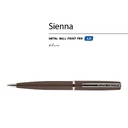 Ручка металлическая шариковая «Sienna», софт-тач для нанесения логотипа