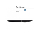Ручка металлическая шариковая «San Remo», софт тач для нанесения логотипа