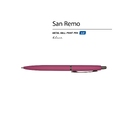 Ручка металлическая шариковая «San Remo», софт-тач для нанесения логотипа